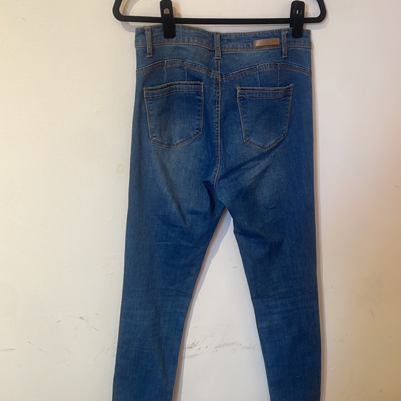 C'EST TOI Medium Blue Jeans Skinny Size 11 - Picture 4 of 8